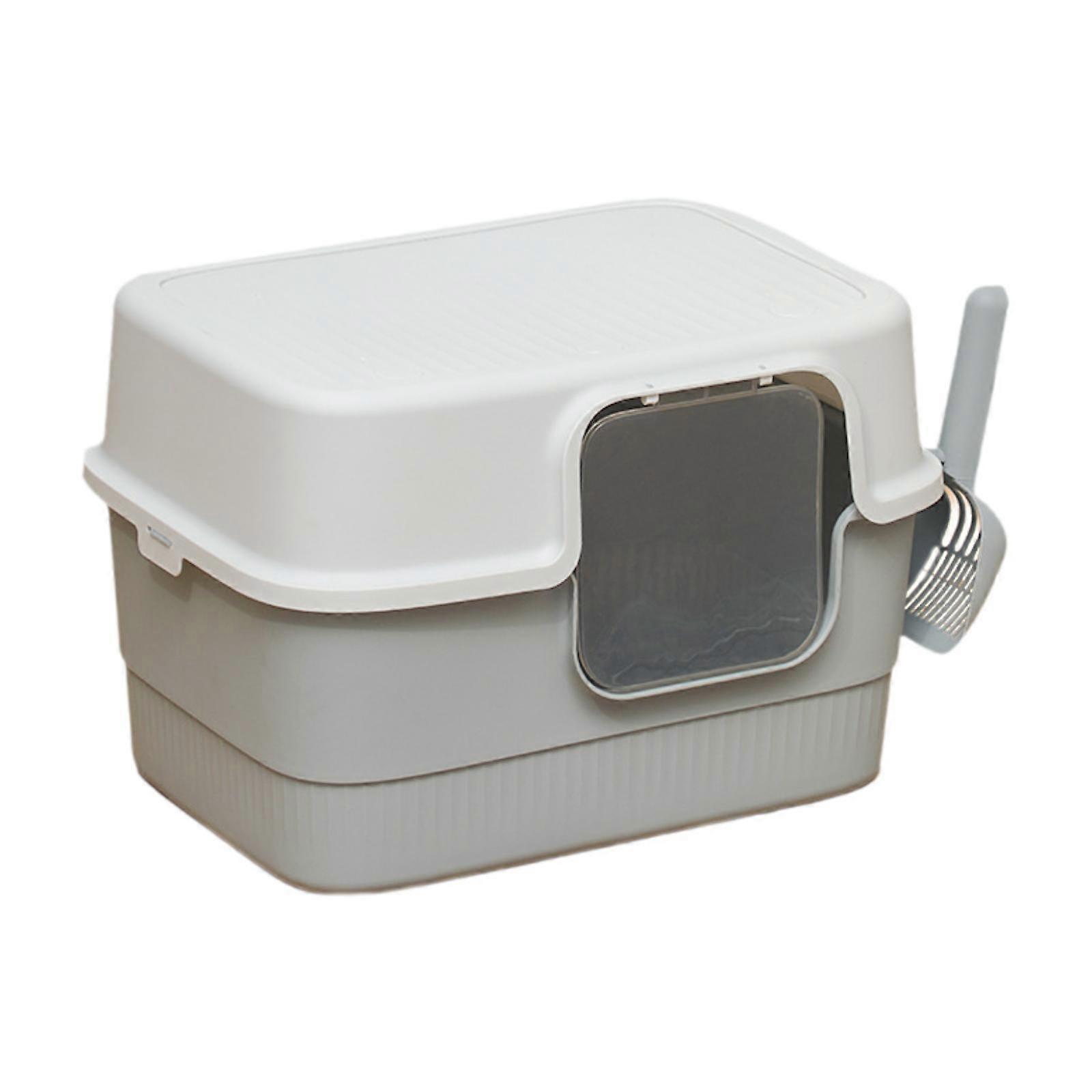 フード付き猫用トイレポータブル屋内猫用ペットアクセサリー猫用トイレ