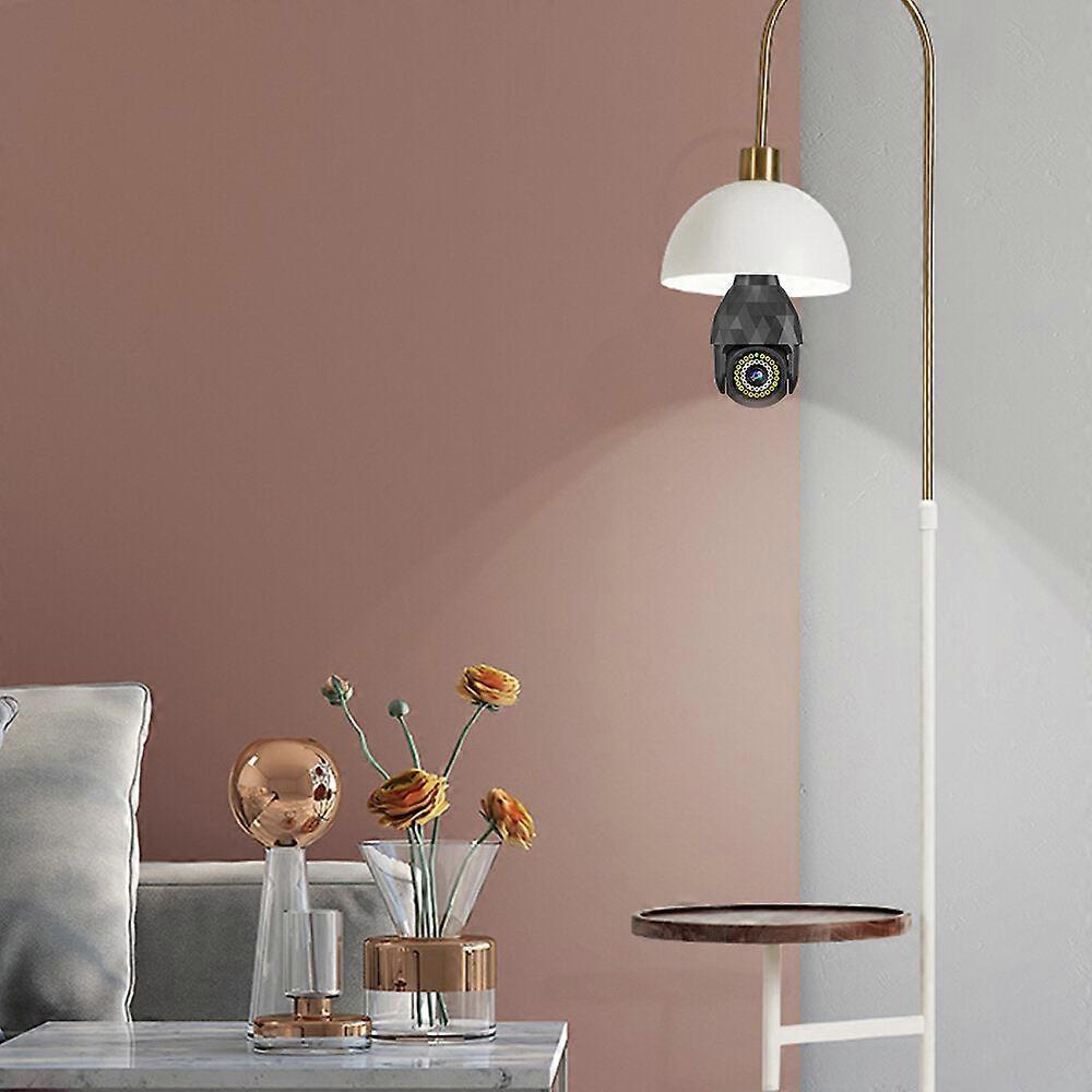 Wifi Hd 1080p E27 Surveillance Camera With 39 Lights, Diamond Bulb, Smart Dual-light Night Vision