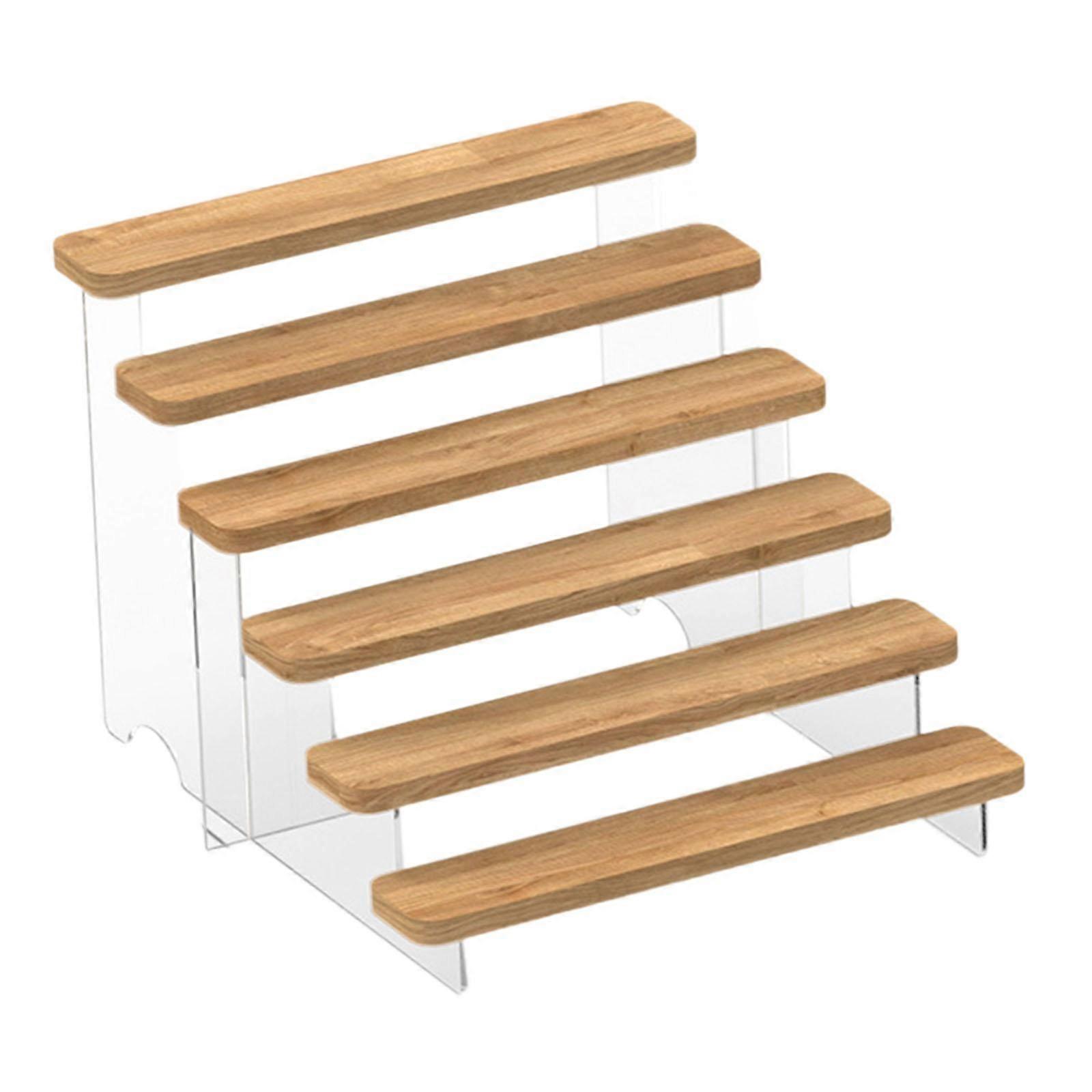 Acrylic Display Riser Clear Product Stand Reusable Clear Acrylic Display Shelf