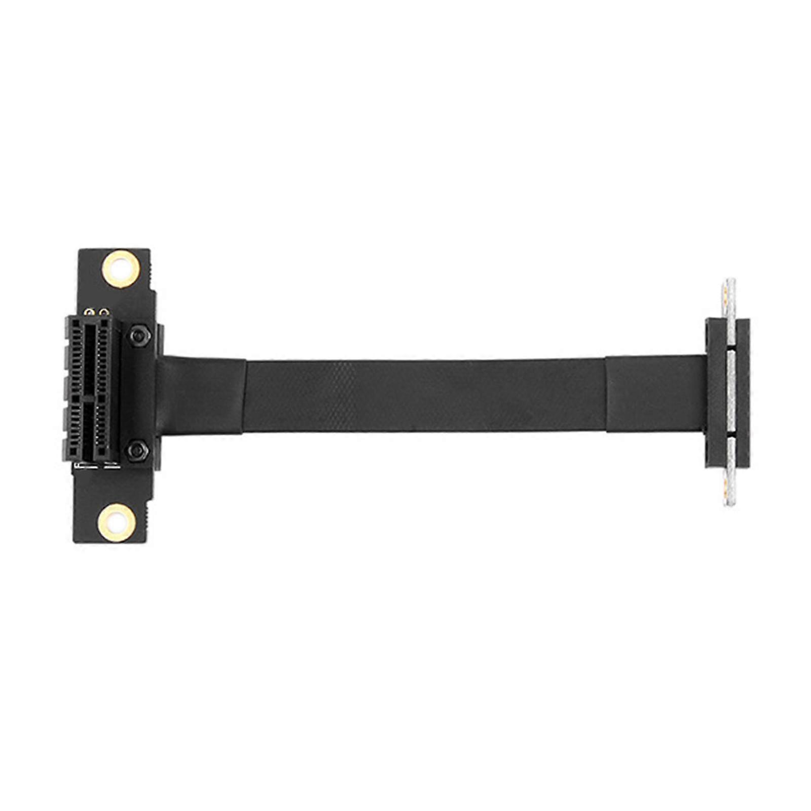 PCI-E X1 X4 Cable Extender Network Ribbon Adapter 5cm
