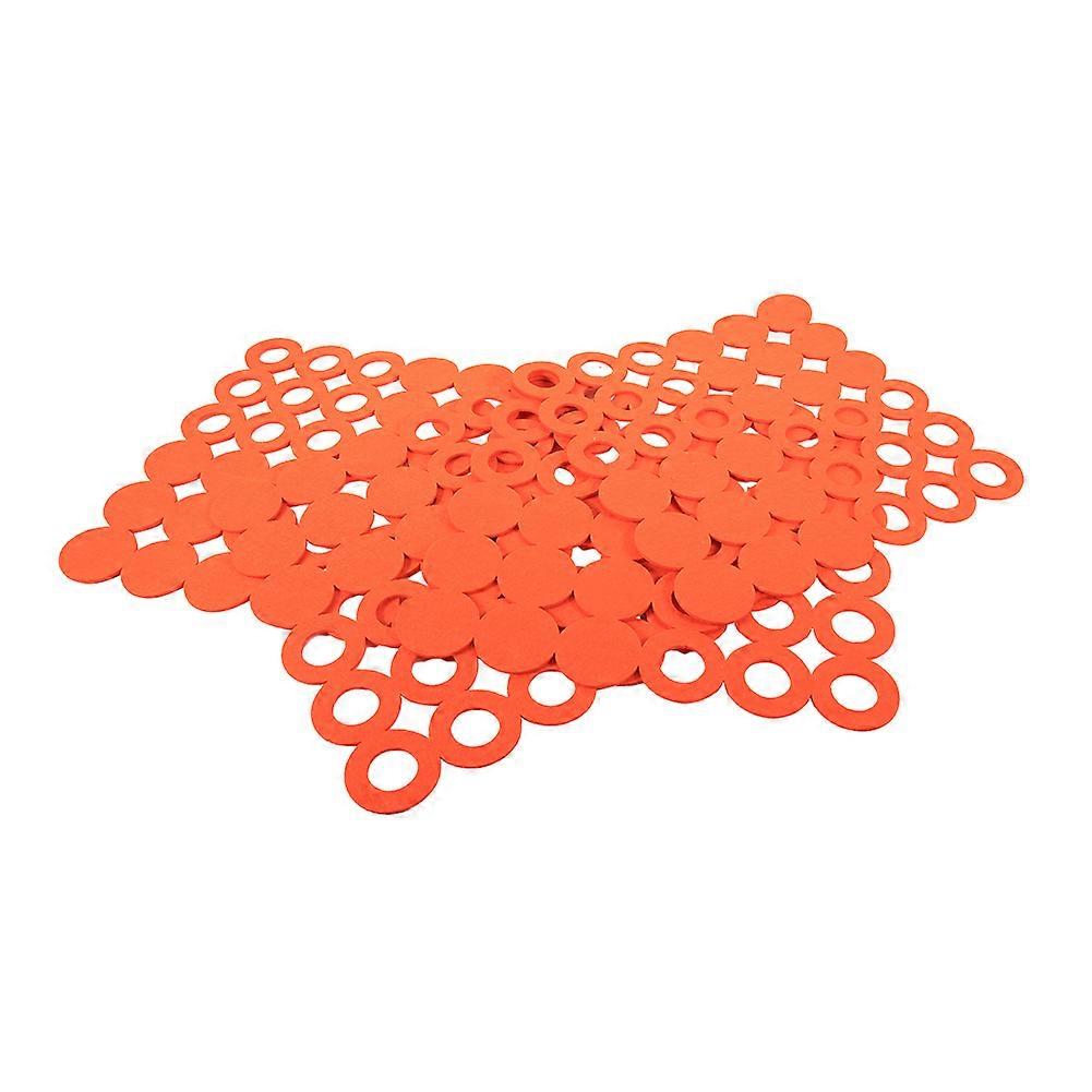 Square Felt Placemat for Dining Table - Washable, Non-Slip, Decorative Mat in Grey, 12x12 Inches