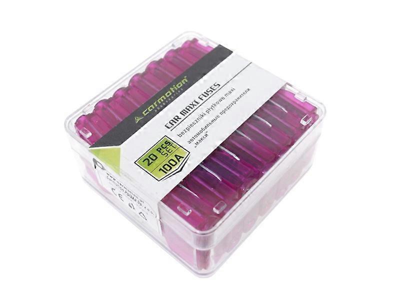 Fusibles de cuchilla MAXI 100A, 20 piezas.
