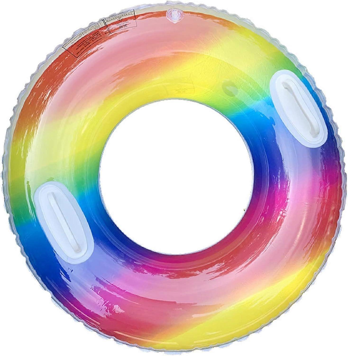 Swimming ring inflatable pool swimming ring inflatable swimming ring inflatable pool raft with handle size 90 cm