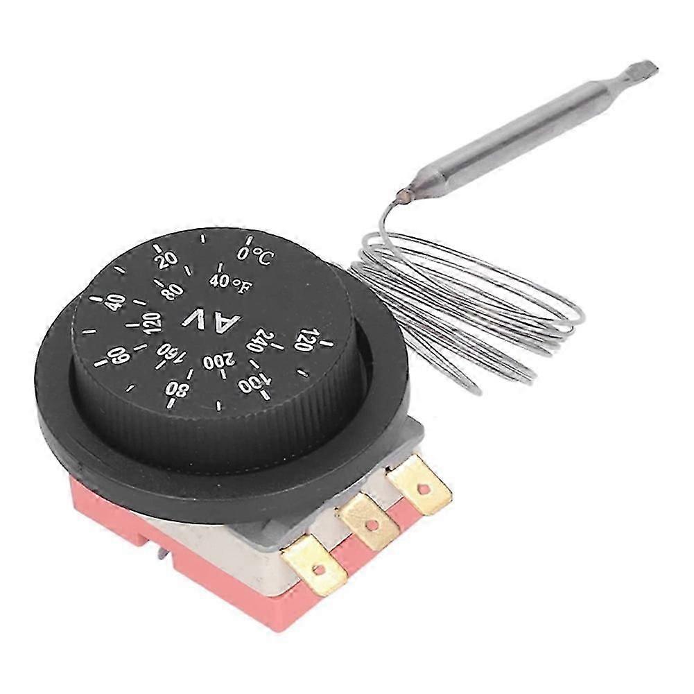 Adjustable Electric Radiator Cooling Fan Thermostat Controller Switch,Switch 3 Pins Design Temperature Control Probe Kit js