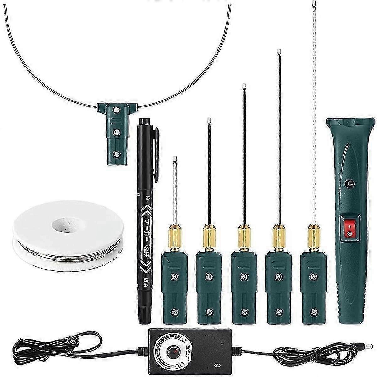 Hot Wire Foam Cutter Kit with Temperature Controller,100-240V/24W Electric Cutting for Art Craft EVA