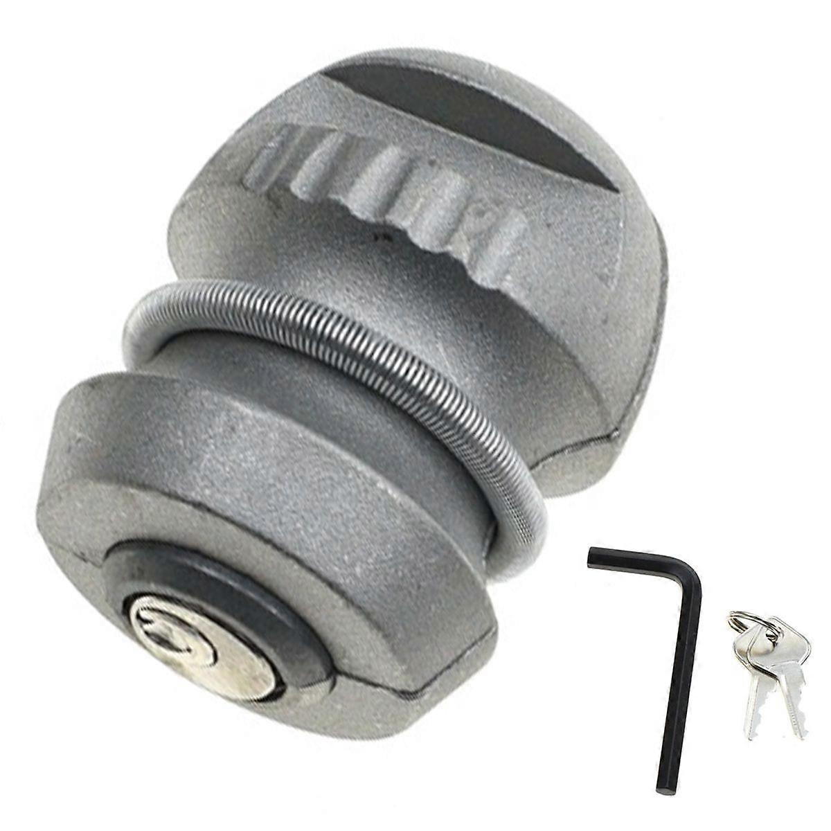 Trailer Caravan Lock Universal Trailer Hitch Lock Coupling Trailer Ball Padlock (silver) (1pcs)