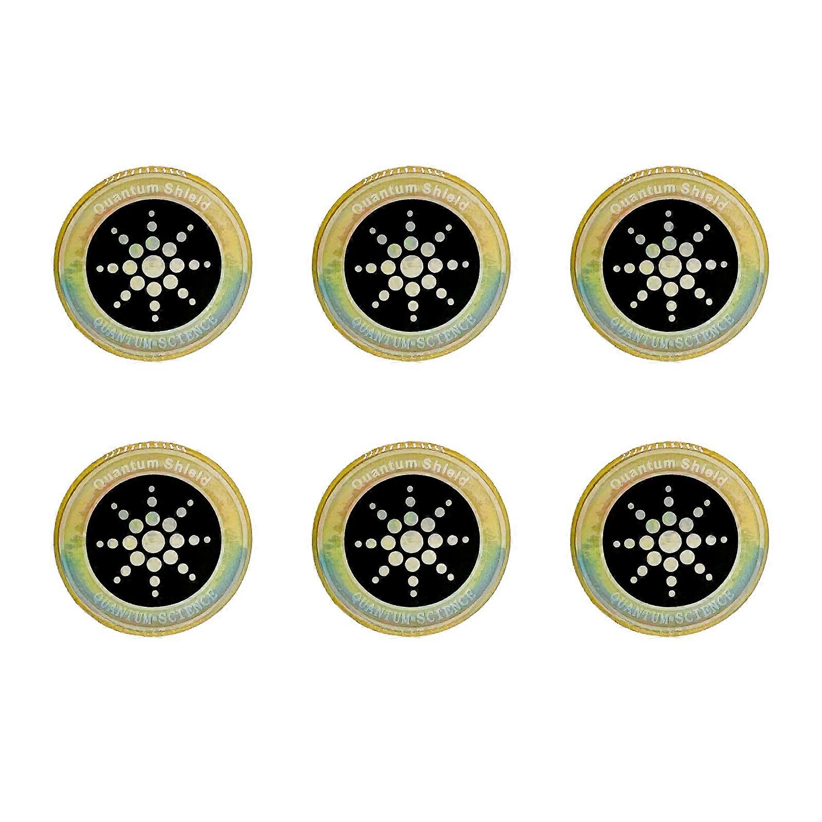 Electromagnetic Frequency Blocker Stickers for Home Electronics Laptops Tablets and Phones Shield Against Harmful Waves Silver