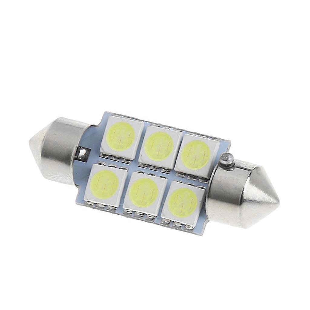 Car Inner Reading Lights 5050 SMD 6 LED Replacement Bulbs Error Free for Car Dome Map Door Courtesy License Plate Lights