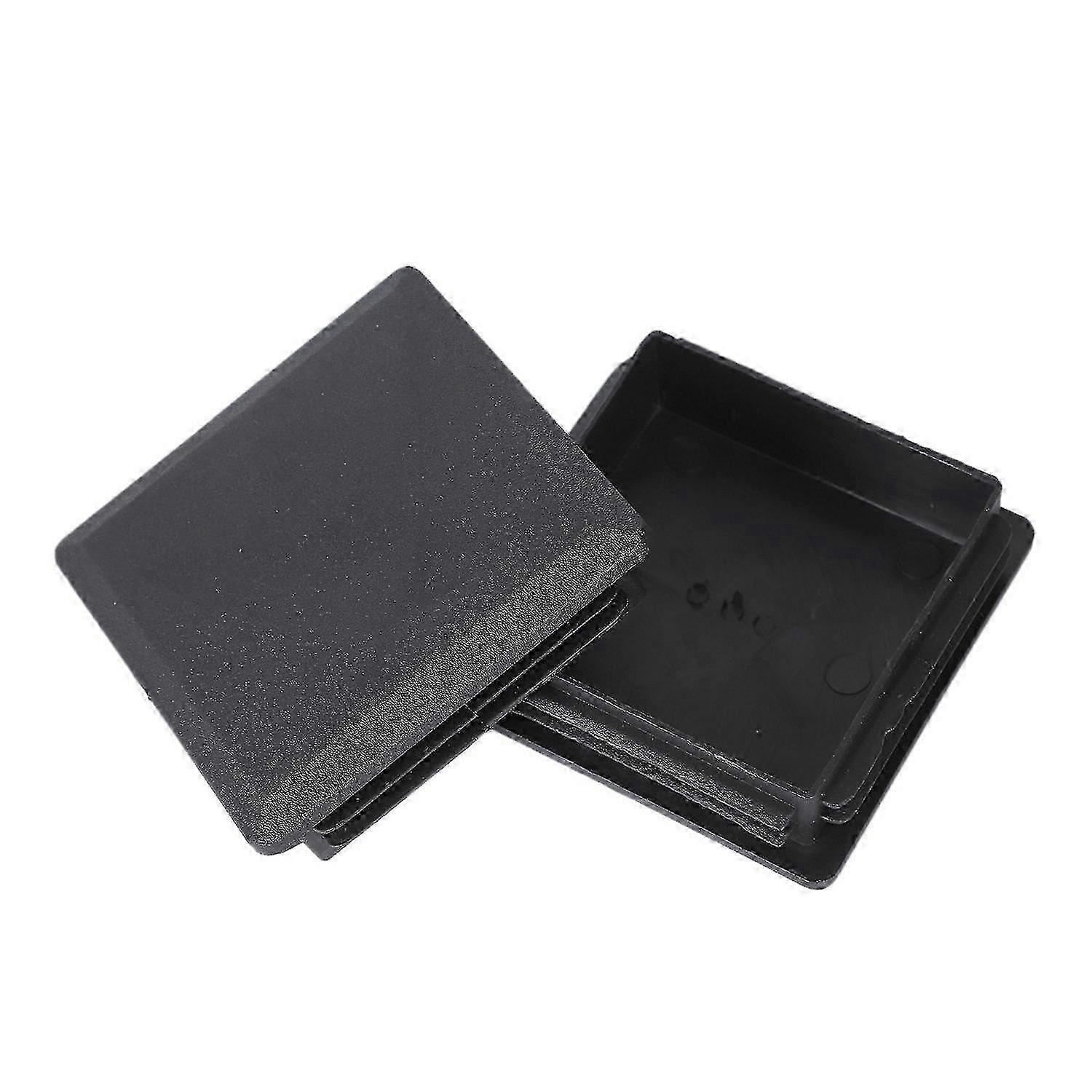 2 Pieces 80mm x 80mm Square Plastic Pipe Tube End Caps Inserts