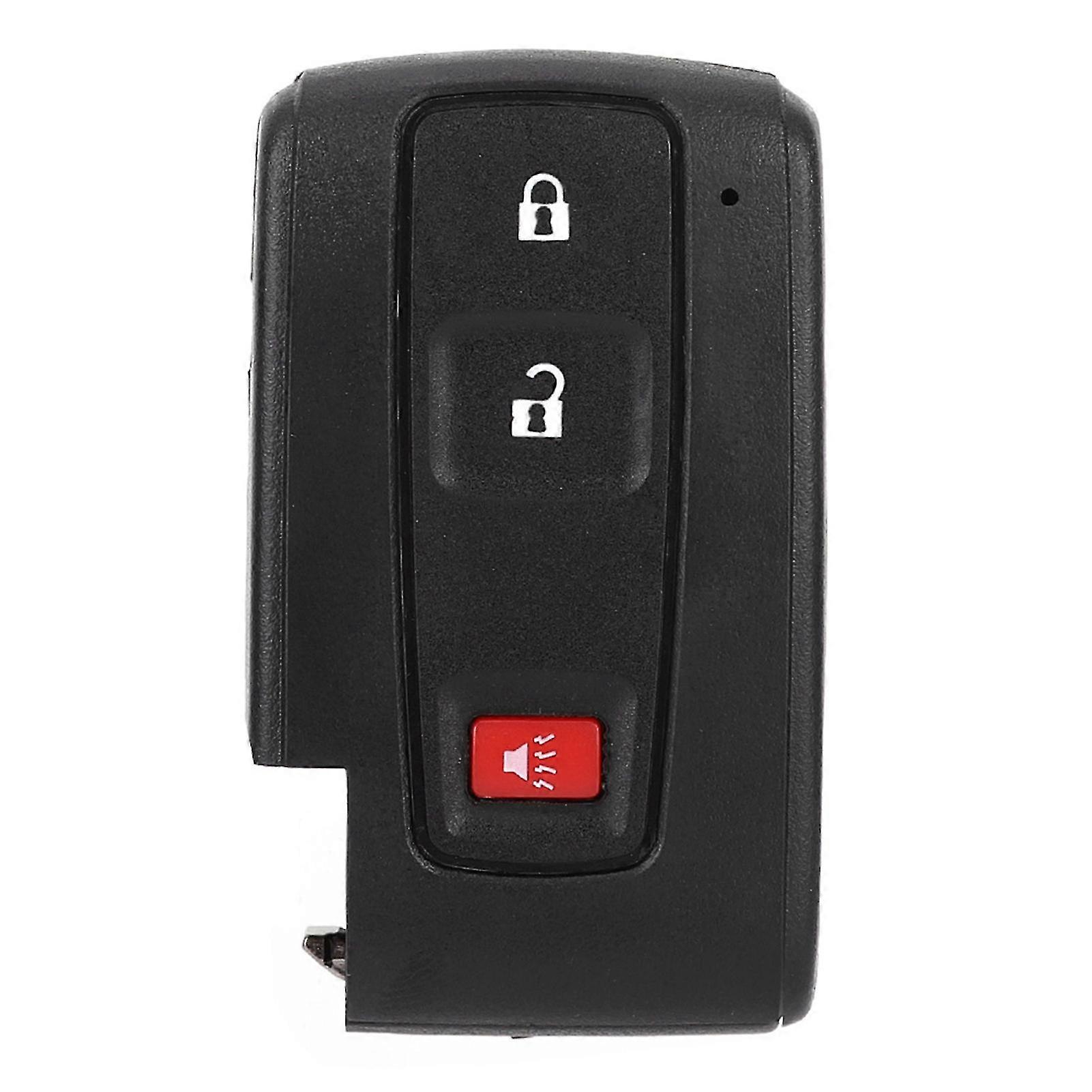 Remote Control Key Fob Case Cover compatible with Prius 2004 - 2009, 3 - Button Car Replacement