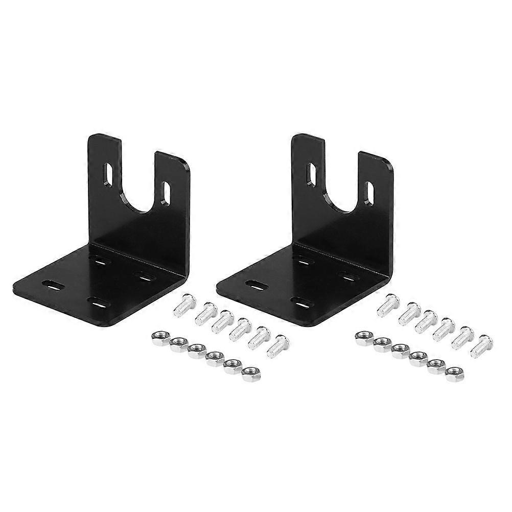 2 Sets Gear Motor Bracket Premium Small Motor Mount Horizontal Mounting Bracket