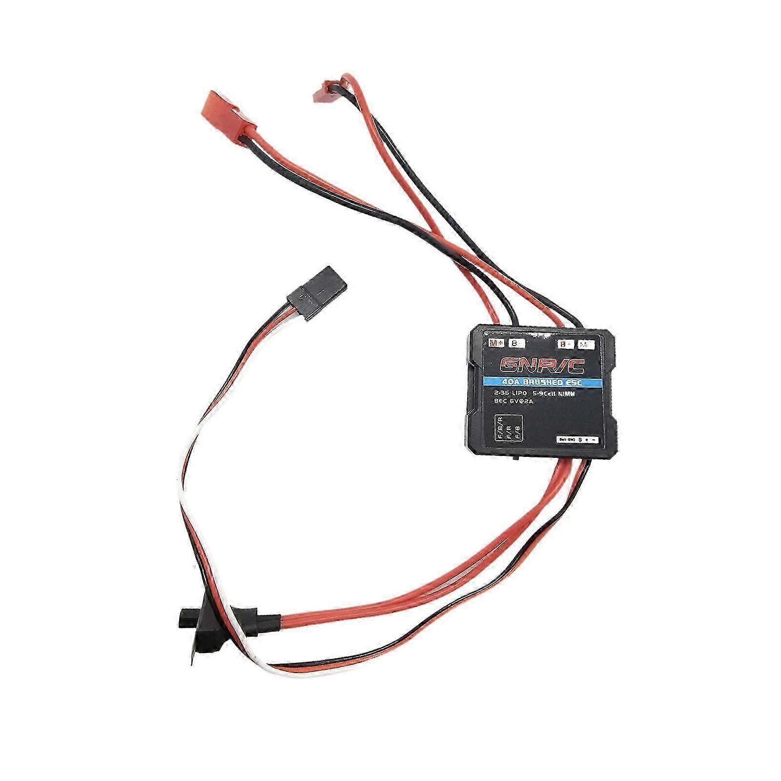 RC Brushed ESC 40A Electronic Speed Controller for 1/10 1/12 RC Trucks Model