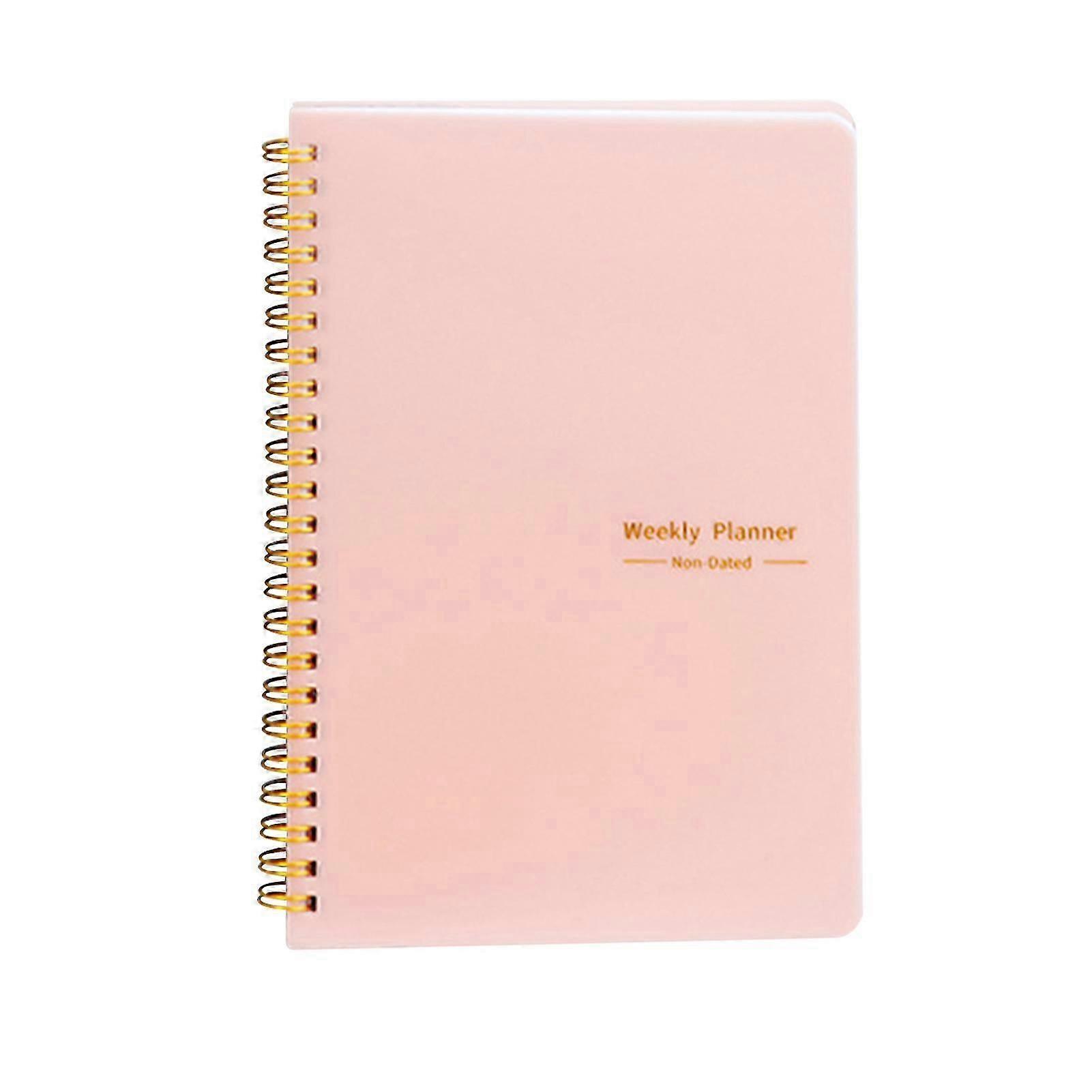 A5 Undated Notebook 52 Weeks Business Stationery To Do List Portable Weekly Planner Writing Pad Habit Tracker Personal Plan