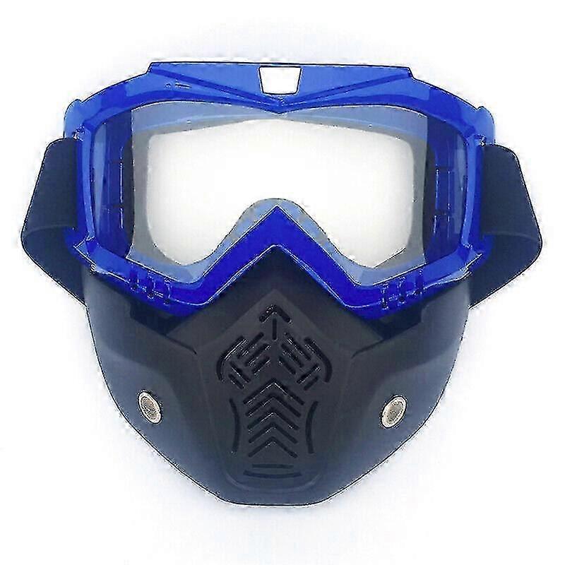 Detachable Motocross Goggles Motorcycle Racing Biker Off Face Mask Eyewear