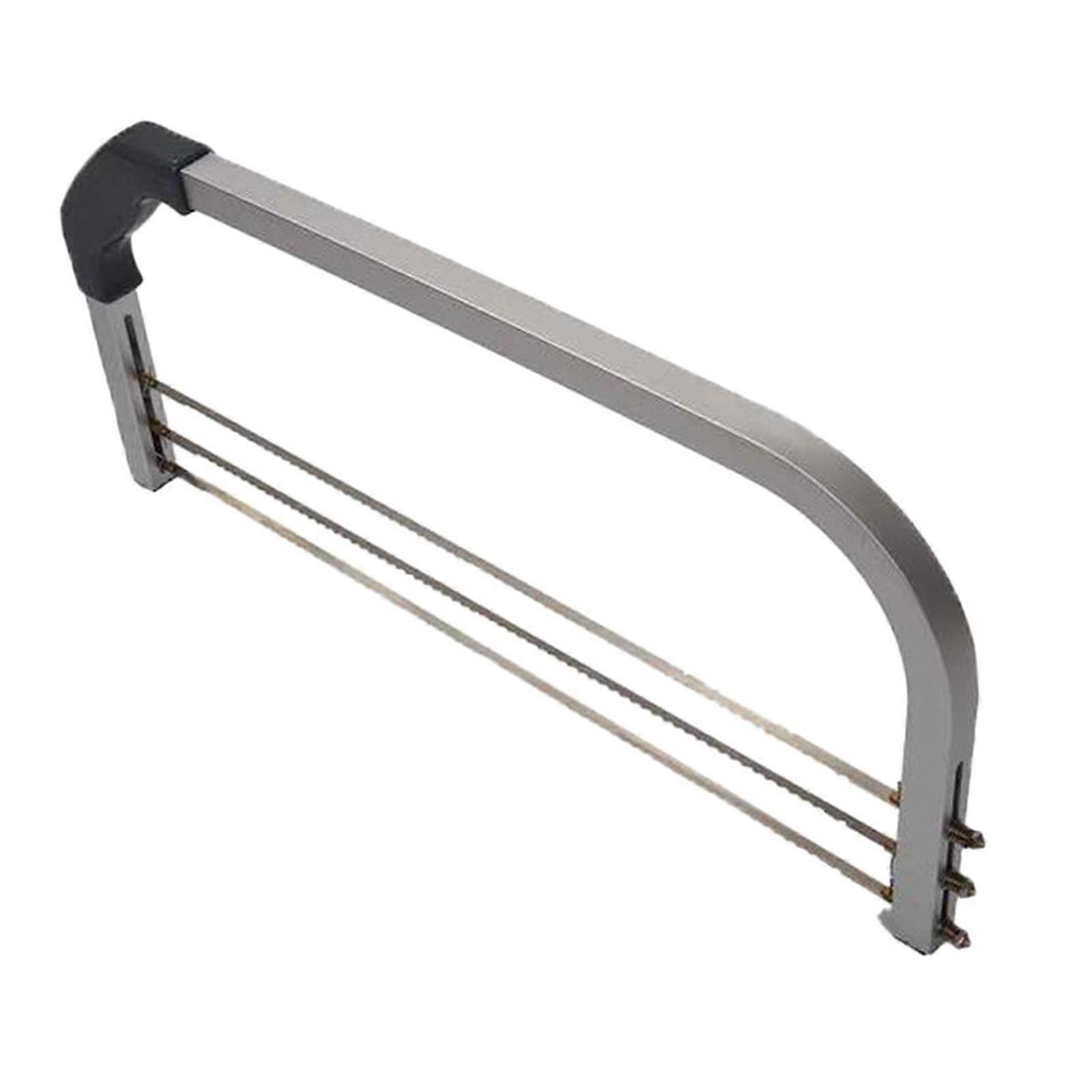 Professional Adjustable Cake Leveler and Slicer, 3-Size Cutter for Even Layering and Precision Baking