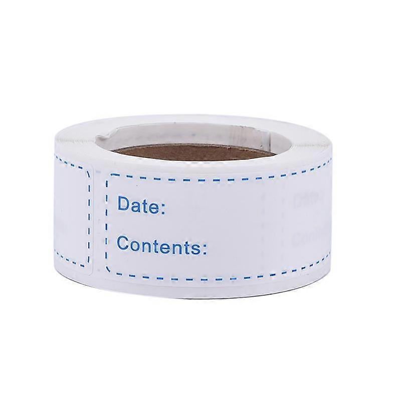 Food Freezing Label Sticker Storage Refrigerator Food Date Label