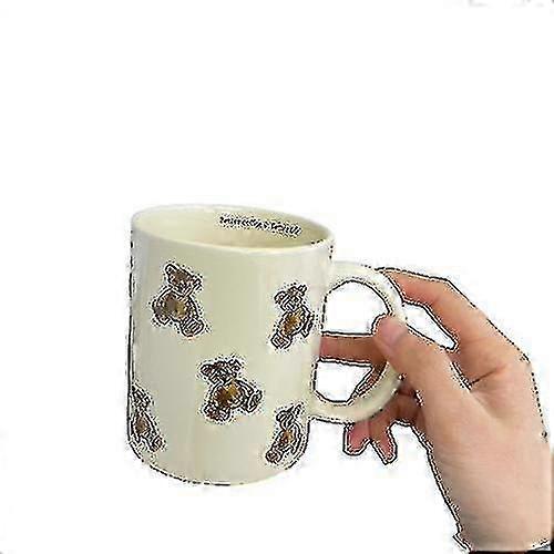 Bear Cup Birthday Gift Cup High-value Ceramic Mark Cream Cup