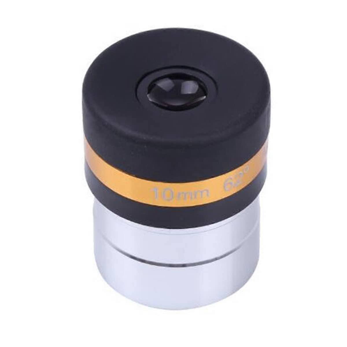 62 Degree High Eyepiece 10mm 1.25 Inch Telescope Accessory for Enhanced Viewing and Compatibility with Various Telescopes