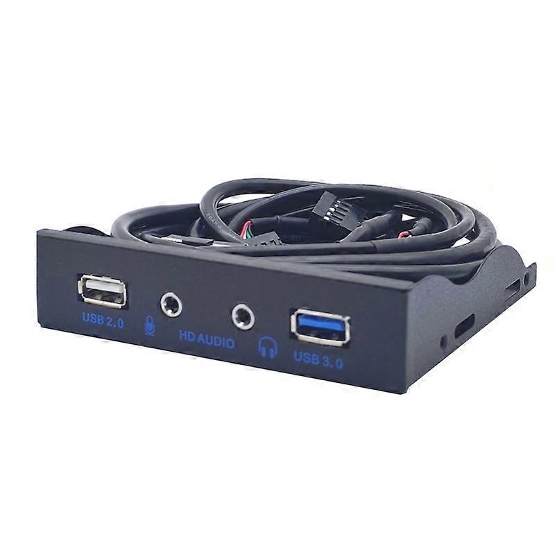 3.5-Inch USB 2.0+USB 3.0+HD AUDIO Port Desktop PC Case Floppy Drive Front Panel