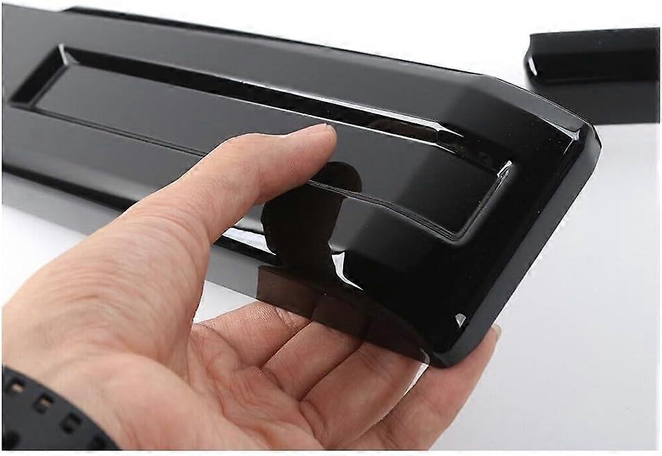 Red Tailgate Hinge Cover & Spare Tire Liftgate Trim For 2007-2017 Jeep Wrangler JK – ABS, Direct Fit