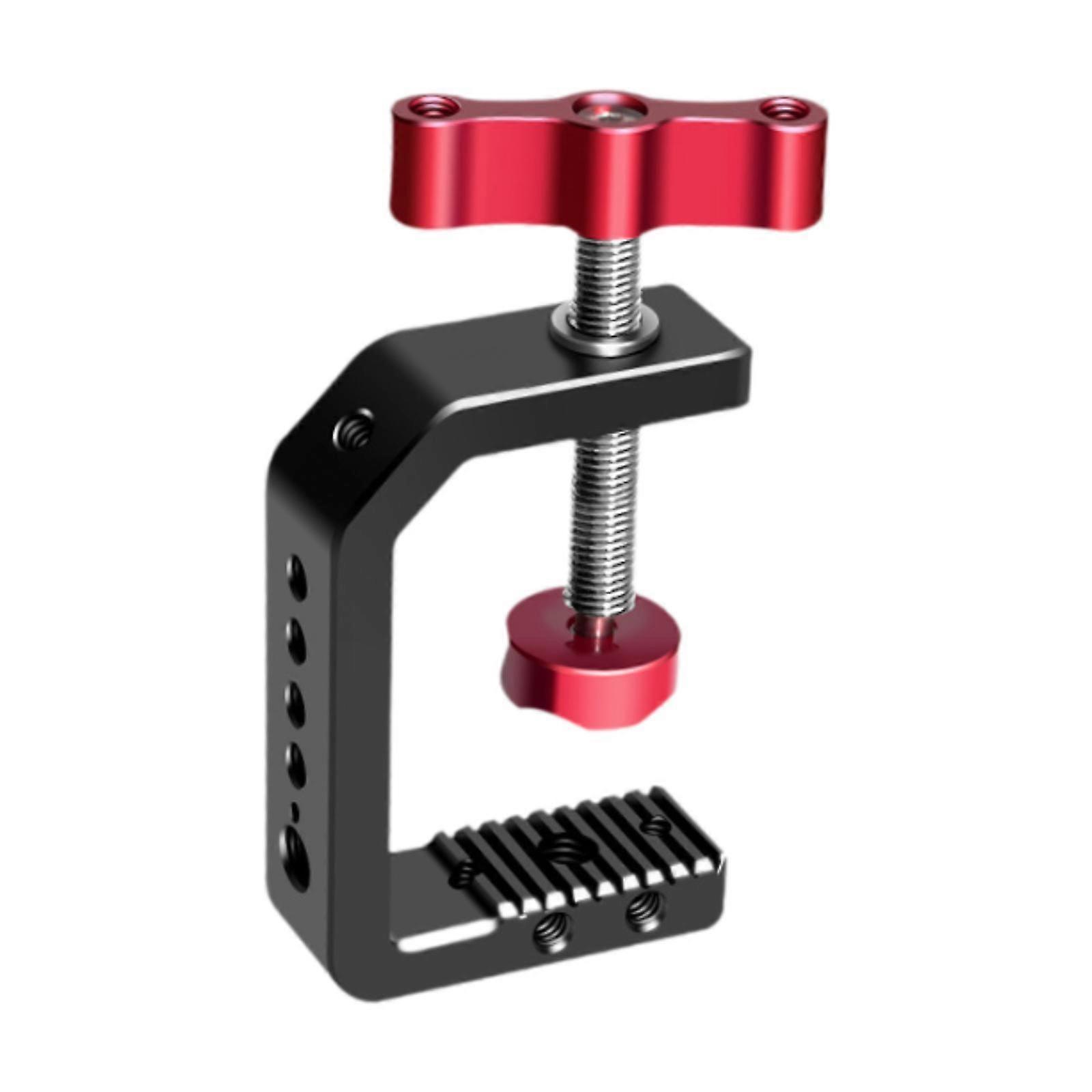 Camera Clamp Mount Tripod Fixing Clip Multifunctional Adjustable Camera Mount