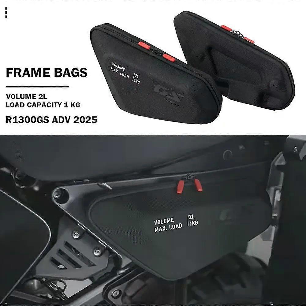 BMW R1300GS アドベンチャー R 1300 GSA R1300 GS ADV 2024 2025 オートバイ サイド フレーム バッグ収納パッケージ バッグ防水バッグの新機能