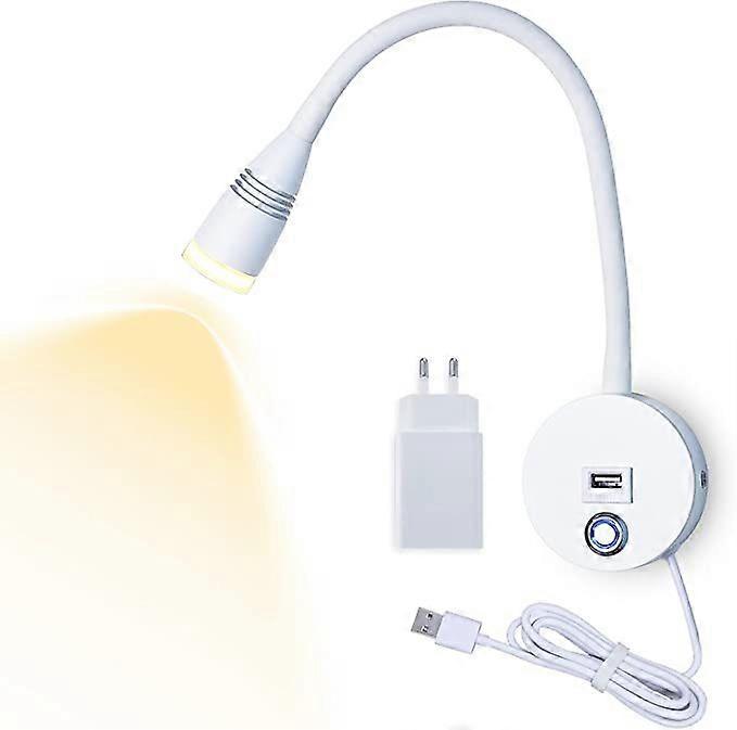 مصباح حائط LED مصباح داخلي بجانب السرير قراءة الحد الأدنى مصباح الحائط الذي يتم التحكم فيه باللمس ثلاثة ألوان لانهائية يعتم مصباح الحائط الداخلي