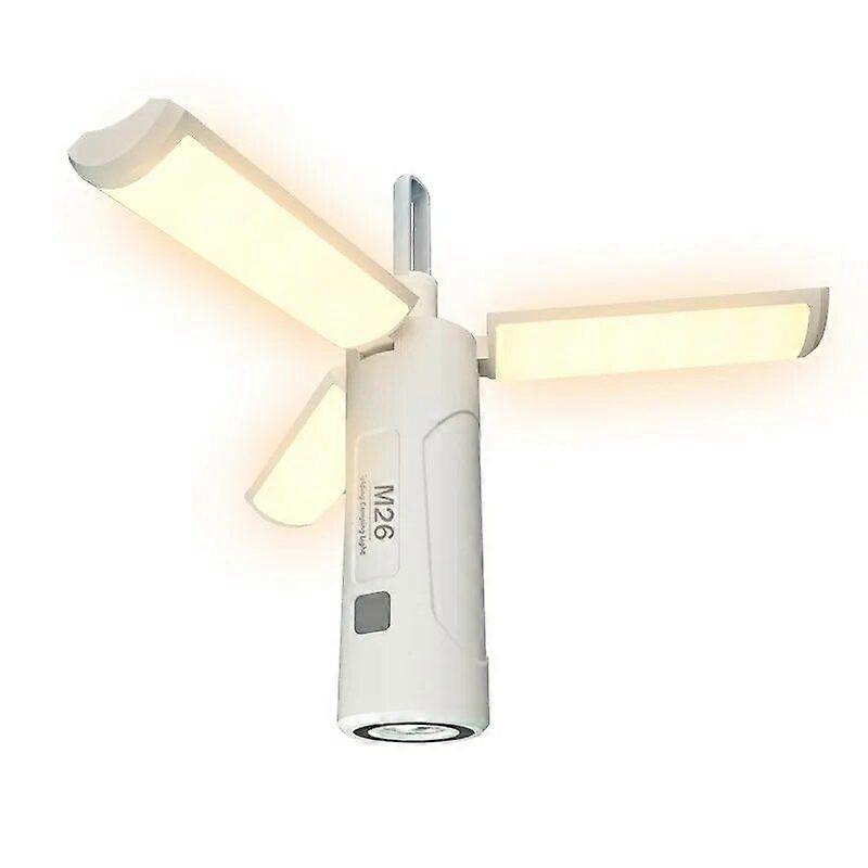 5PCS Foldable Outdoor Camping Lantern Portable Outdoor LED Flashlight High Capacity Emergency Equipment Rechargeable Tent Light