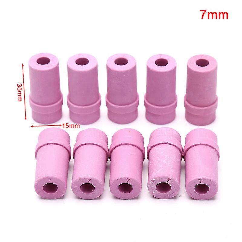 10Pcs Ceramic Sandblast Nozzle Air Sandblaster Tips For Pneumatic Blasting Tools