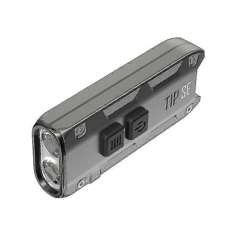 Mini Led Glare Flashlight Usb Rechargeable Metal Lamp