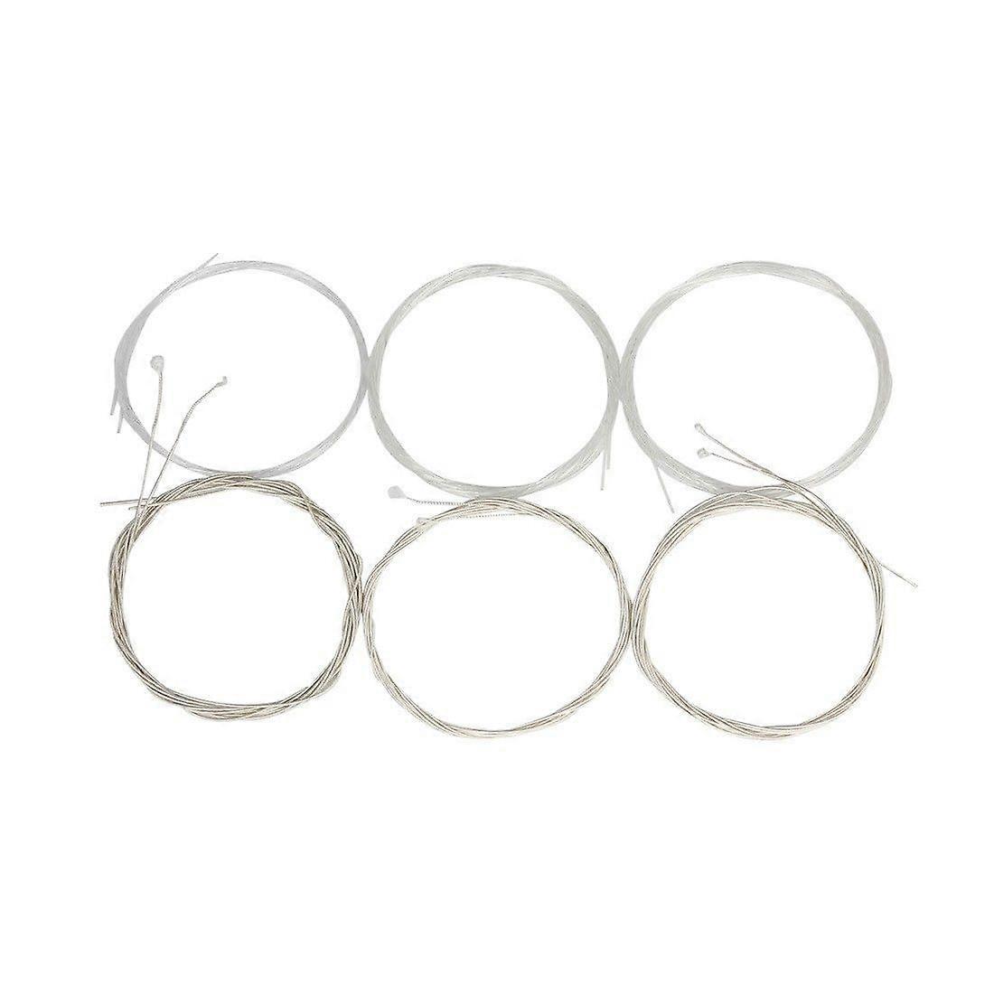 1 Set Of Oud Strings Set Silver-Plated Copper Alloy Strings Replacement Accessories Oud Instrument Spare Parts Accessories