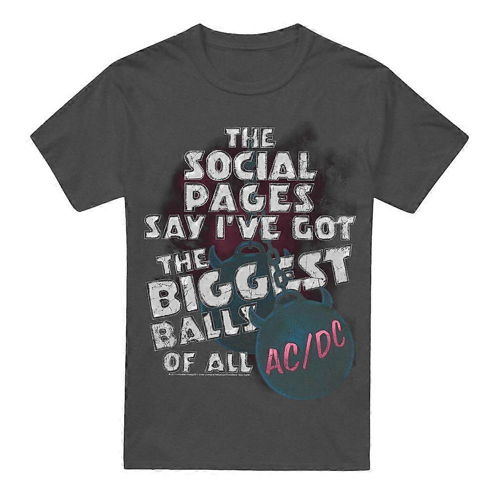 AC/DC Unisex dospělé tričko Big Balls