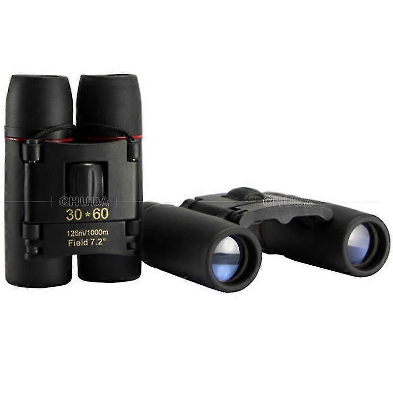 Binoculars 30 X 60 Zoom Mini Compact Binoculars Daily Foldable Night Binocularsblue