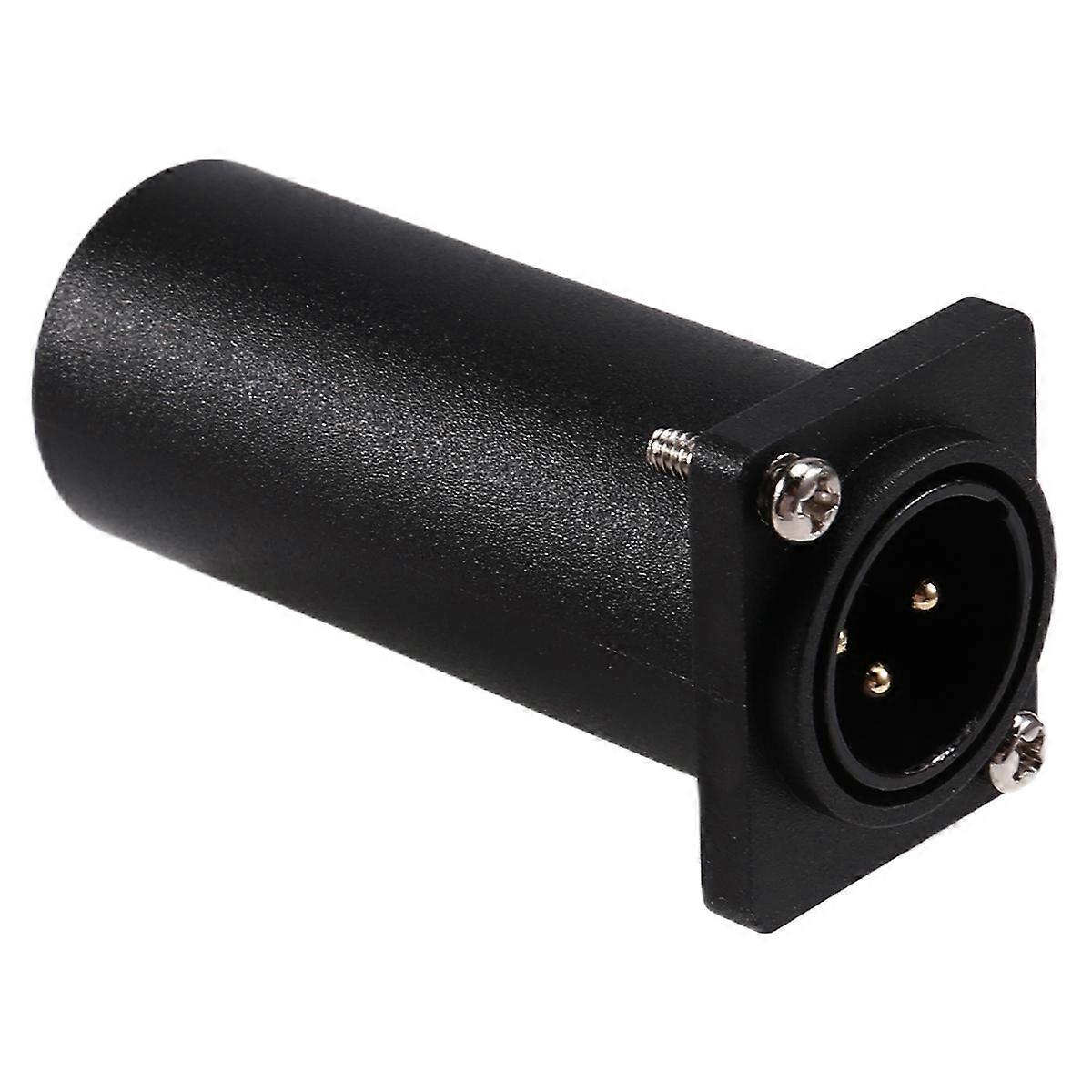 D Series Panel Mount XLR 3Pin Male to RJ45 Female Feedtrough Chassis Adapter for DMX512 -CON Control