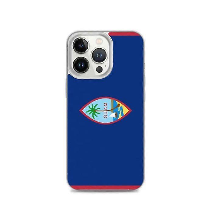 iPhone Case - Guam Flag - iPhone 13 Pro - Flexible - Full Protection - Multicolor