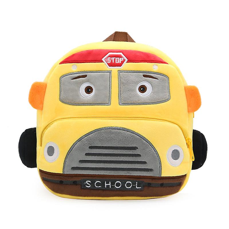 Cartoon School Bus Plush Children's Backpack