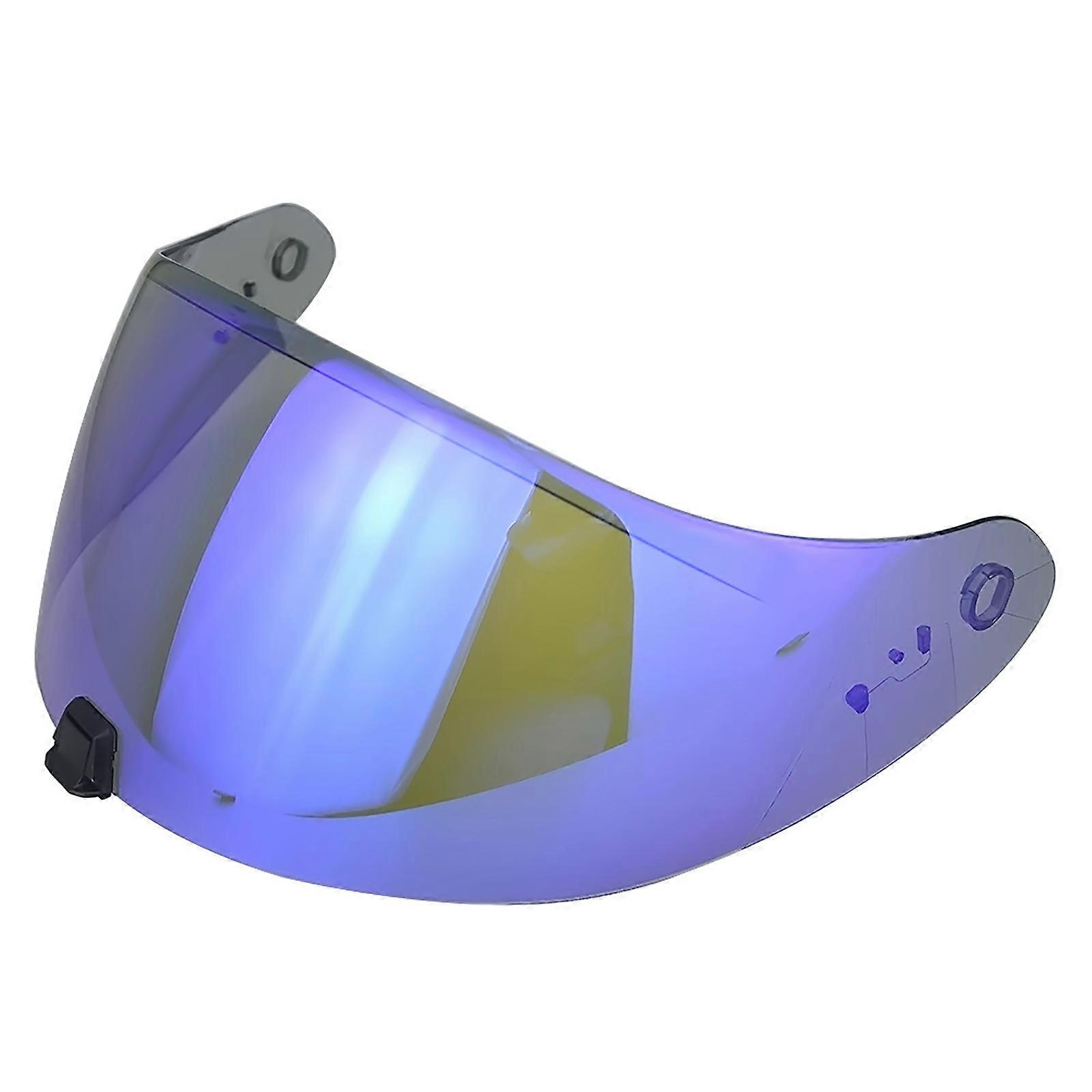 Enhances Helmets Shielding Quick Change Lens Systems Versatile Motorcycle Lens option fitting for  R420 Rides  blue plated
