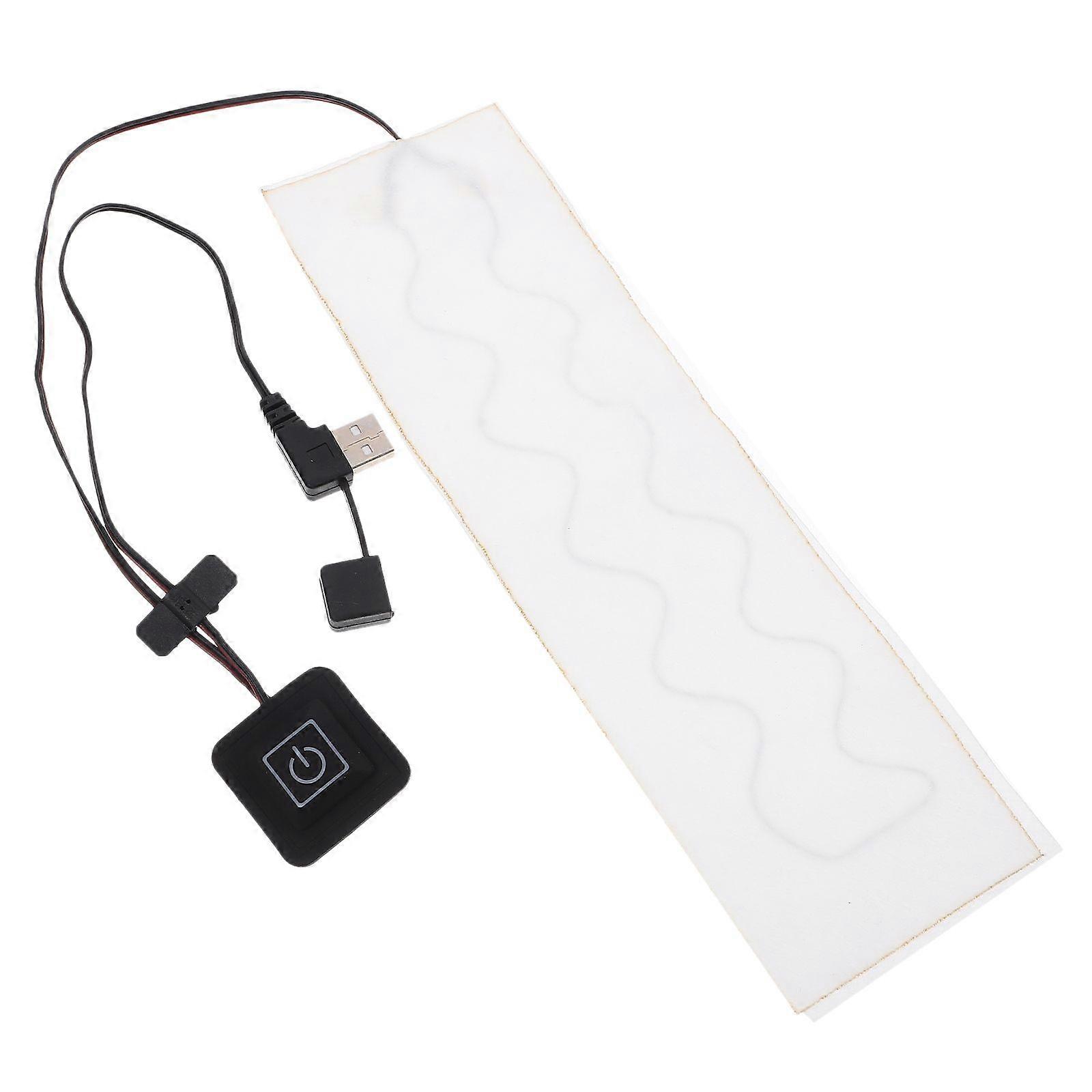 1pc USB Charging Neckerchief Heating Pad Practical Winter Neckerchief Warmer