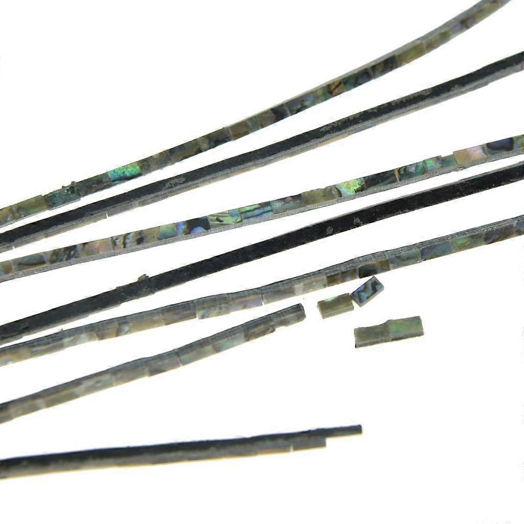 Real New Zealand Abalone Shell Binding Purfling Strips Pack of 2 for Guitar Ukulele 800mm x 2mm x 1.5mm