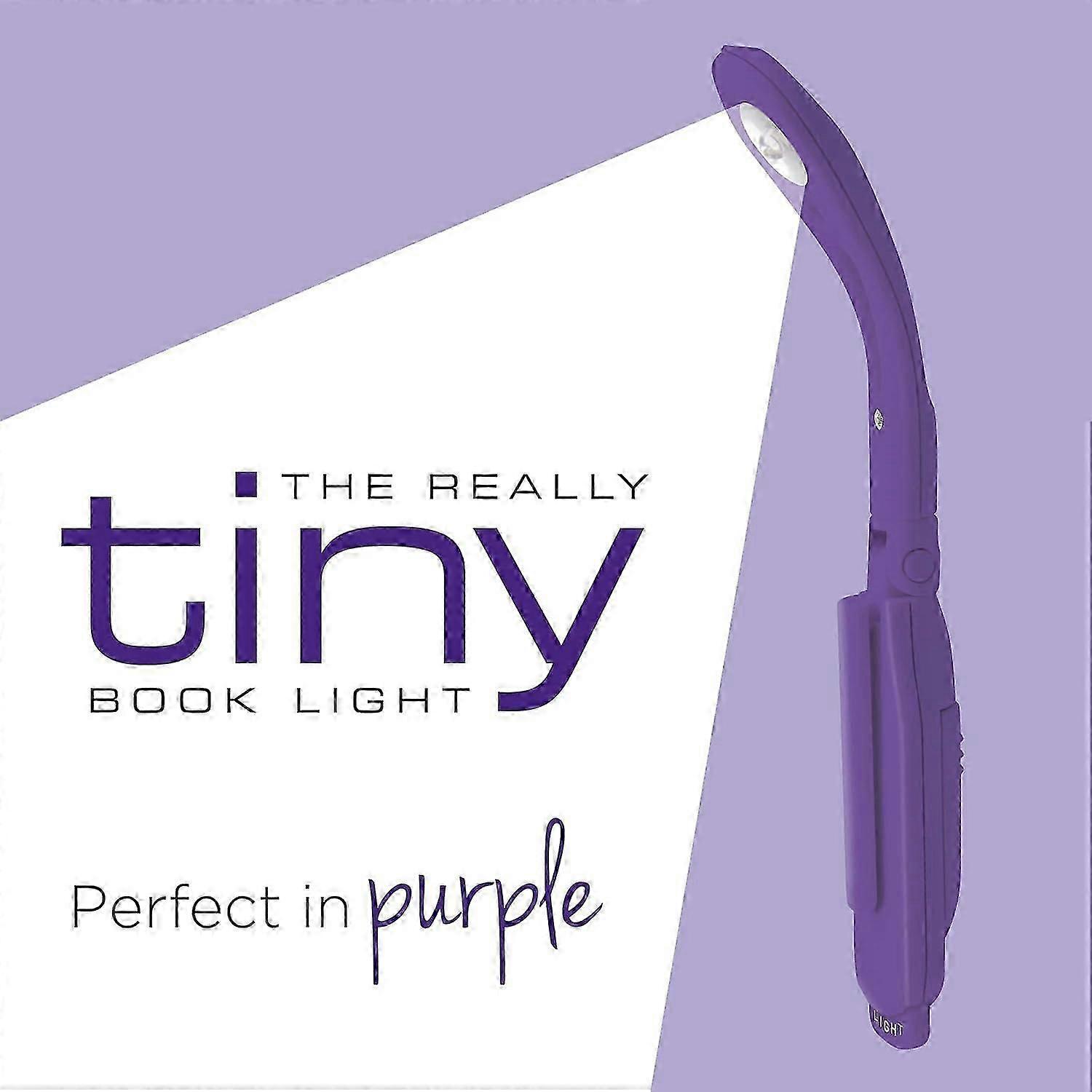 Tiny Reading Lights For Books In Bed A Lamp With Batteries Included Petal Purple 1pcs