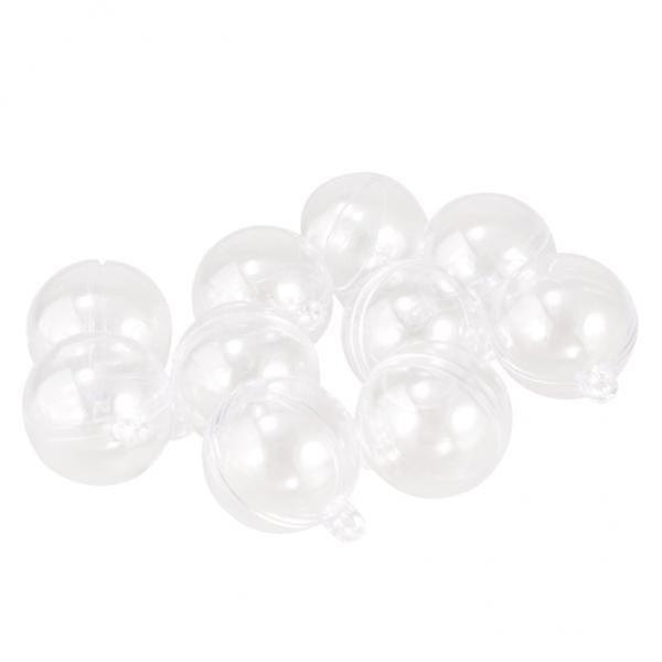 8-270pcs Clear Plastic Fillable