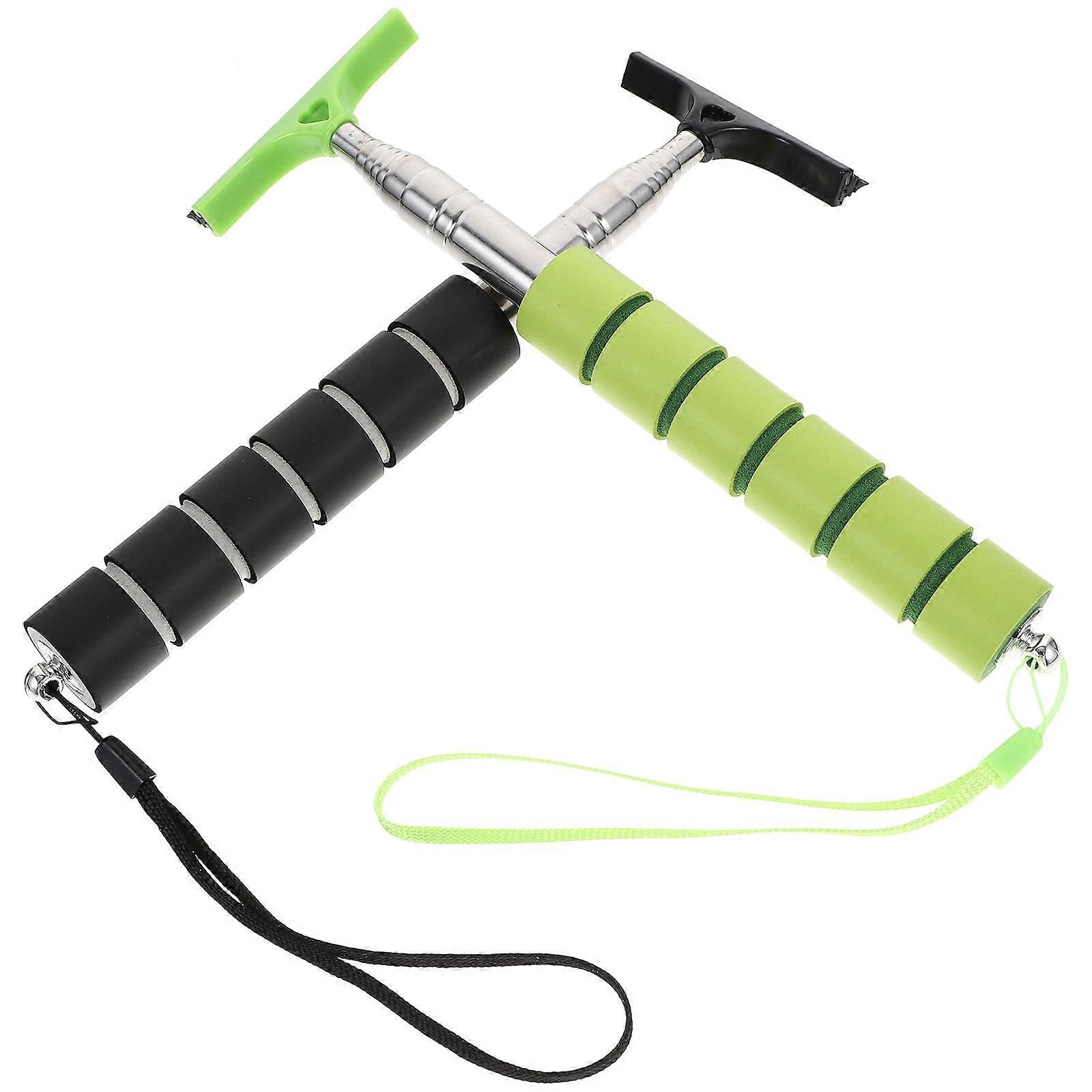 Retractable Car Side Mirror Squeegee Wipers Portable Window Cleaner Tool for Windshield & Mirrors Ergonomic Lightweight Design for All Weather