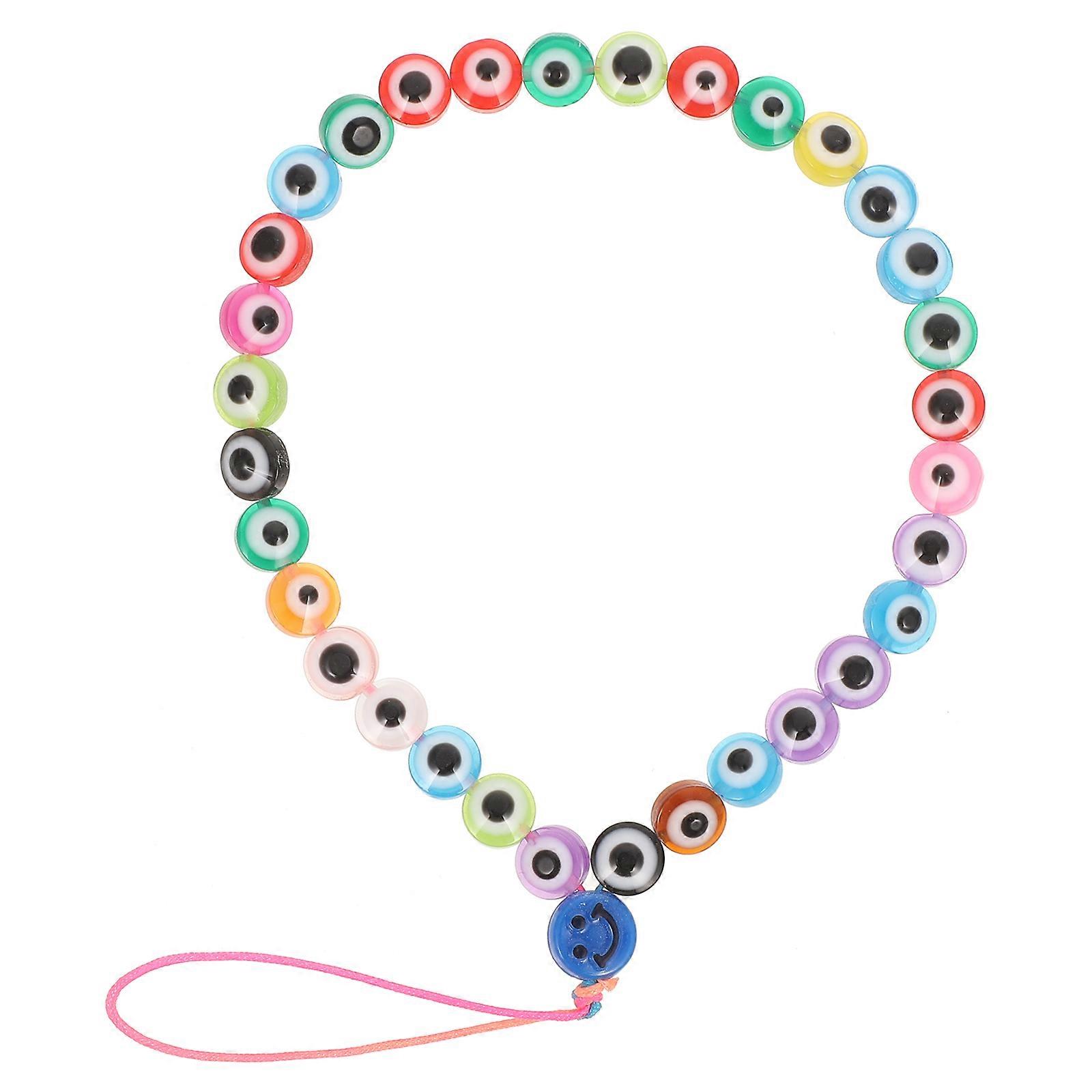 Adorable Phone Strap Designed with Beaded Accents for Safety
