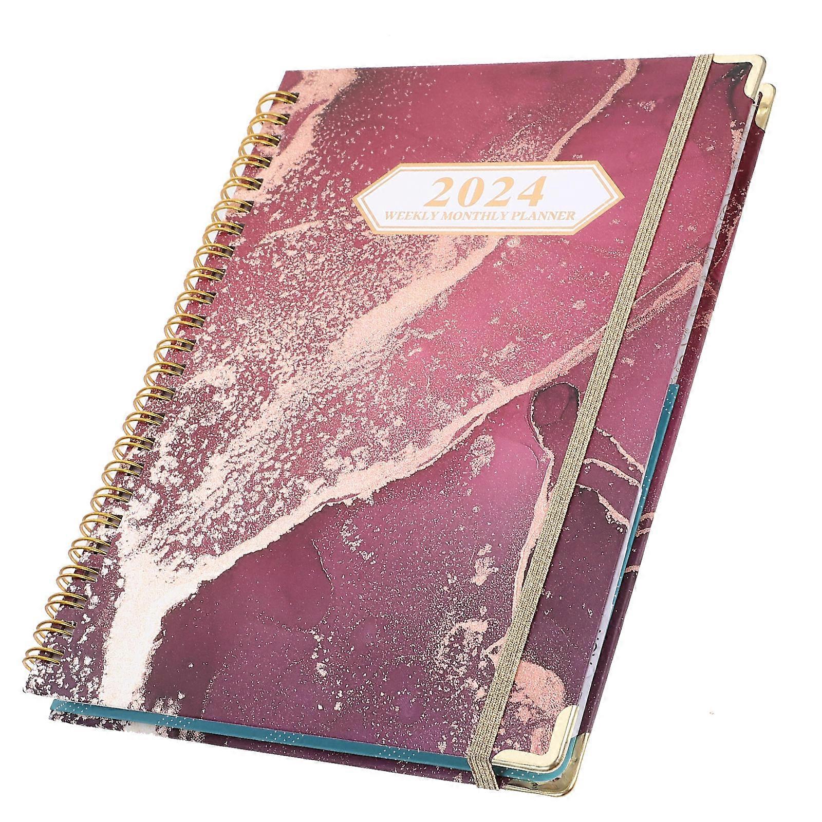 Lightweight Spiral Schedule Planner Notebook for Home, Office, School, and Travel – Task Organization & DIY Planning Design