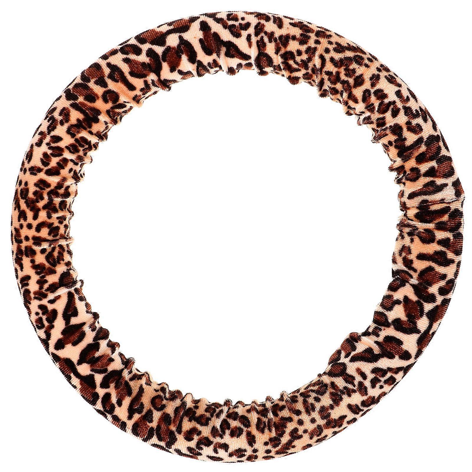 Hair Curlers No Heat Women Hair Styling Tool Round Shape Leopard Color For Travel 1Pcs