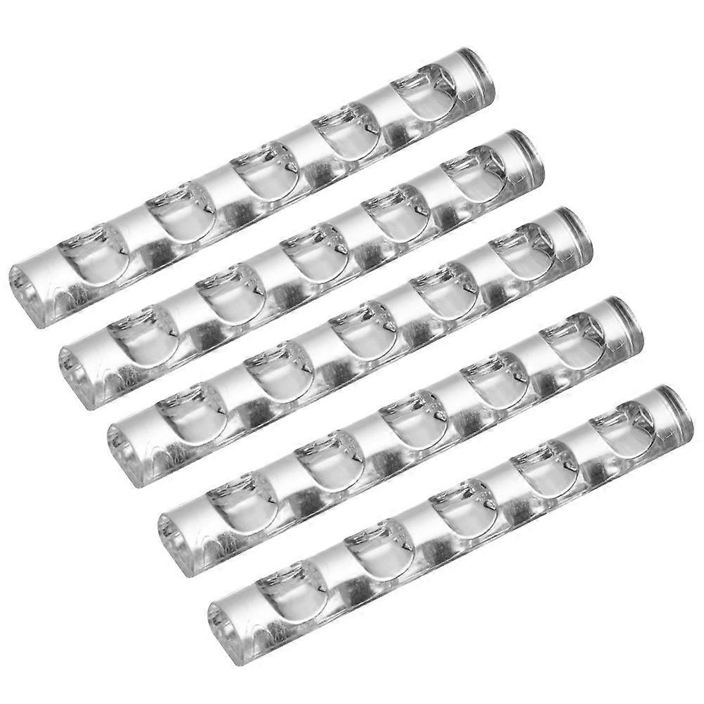 Nail Art Penholder for Storage Assorted Color Acrylic Material 5Pcs Practical and