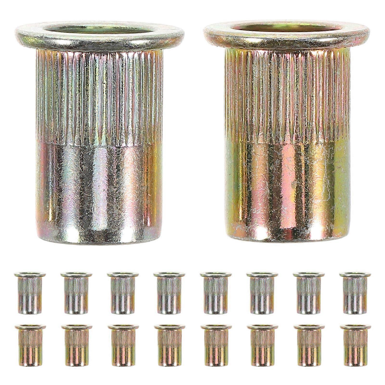 Threaded Inserts Rivet Nuts Stainless Steel 120Pack Secure Fixing Mechanical Equipment
