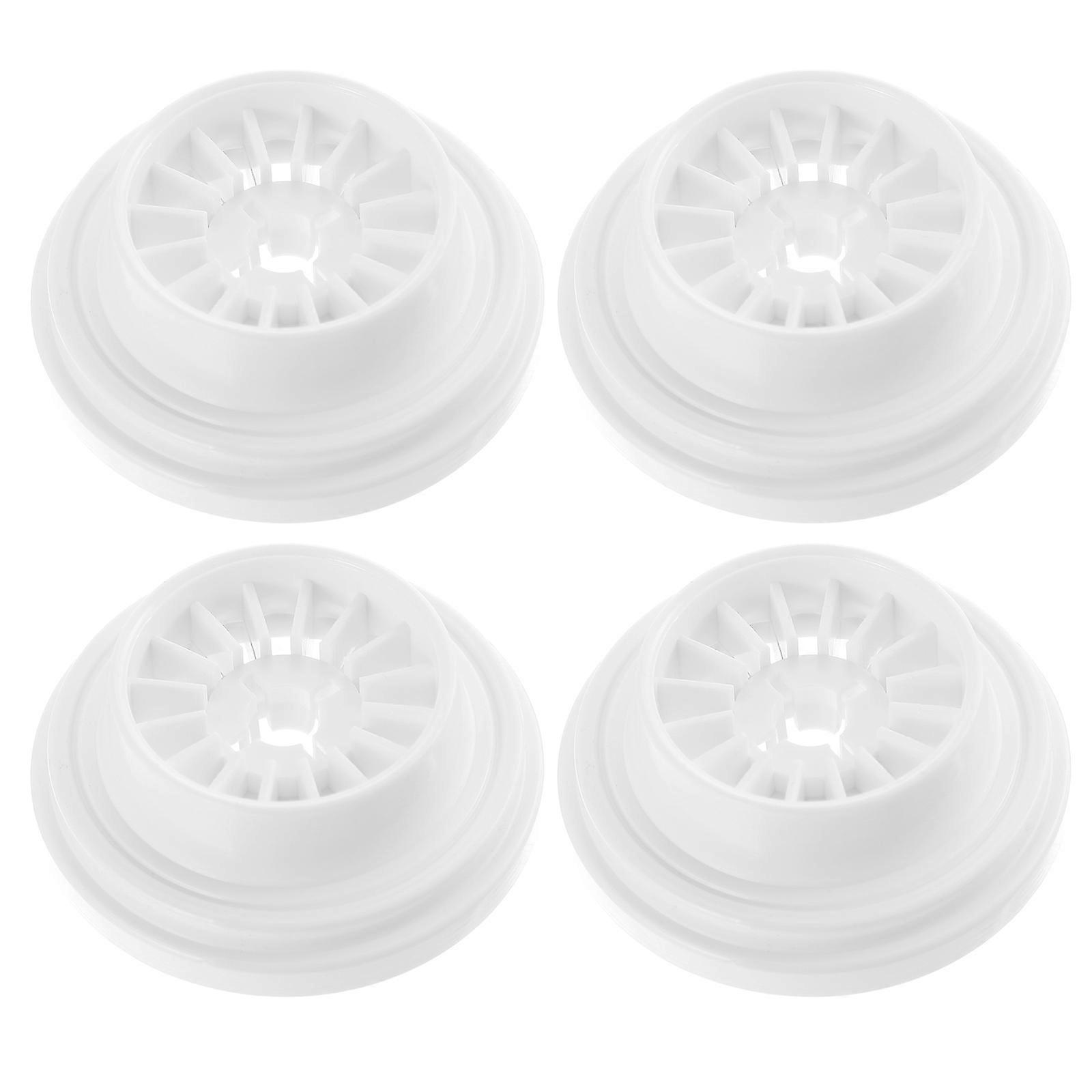 4pcs Plastic Spool Pin Caps for Machines – Lightweight, Durable Double Head Accessories for Household Use