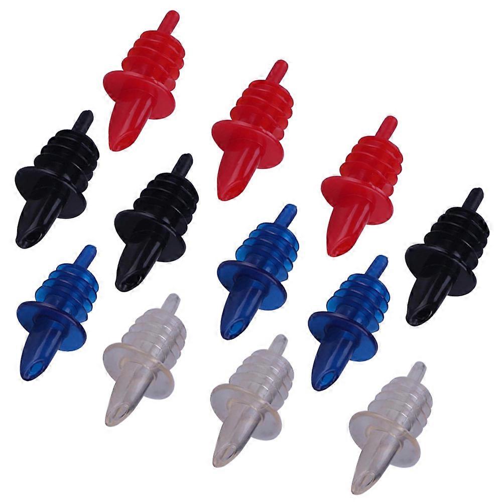 Spirit Dispenser Plastic Pourer Beverage Equipment For Serving Household Users 12Pcs