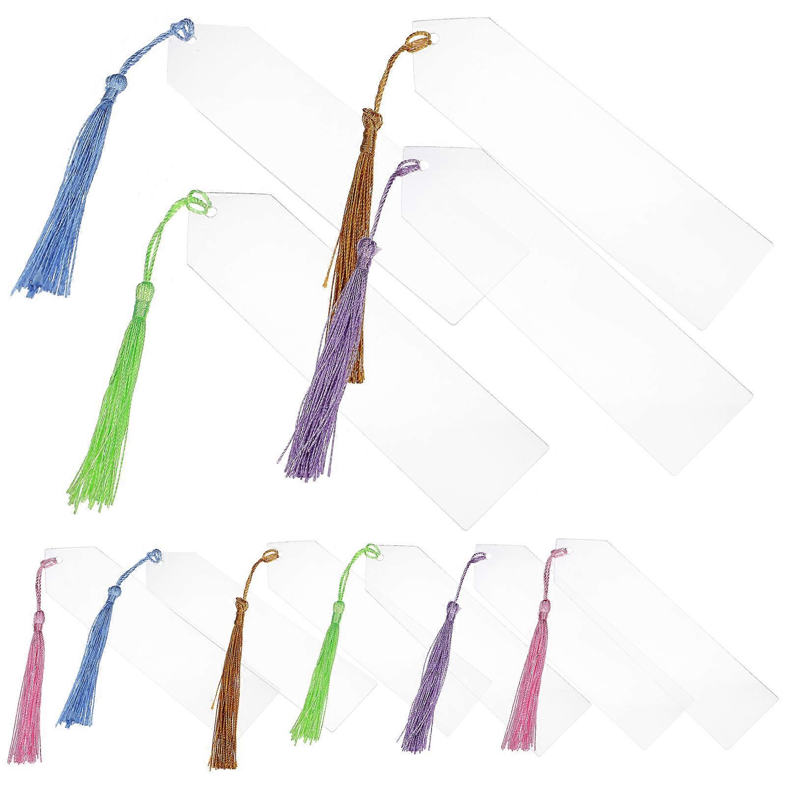 Diy Bookmark Decor Set Acrylic Bookmarks For Books With Delicate Design Assorted Color Unique Bookmark 1Set